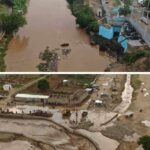 Crecida río Masacre inunda zonas aledañas al canal de riego de Haiti